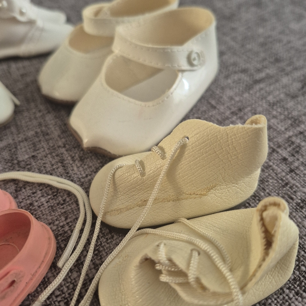 Vintage Doll Boots And Shoes Set Of 6 - Picture 3 of 5